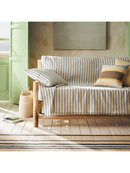 Gofis Home Ριχτάρι Διθέσιου Καναπέ 180x250 Clover 334/01 Grey Yellow