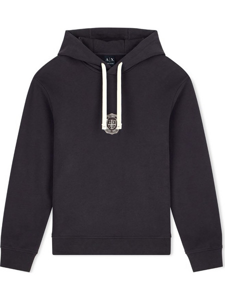 Armani Exchange Ανδρικό Φούτερ με Κουκούλα & Τσέπες Μαύρο XM002912AF26047U8128