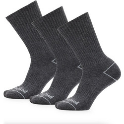 Timberland Ανδρικές Κάλτσες Ψηλές με Σχέδια Ανθρακί 3Pack TB0A2PTTU14L