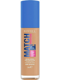 Rimmel Perfection 250 Sun Beige Liquid Foundation SPF20 30ml