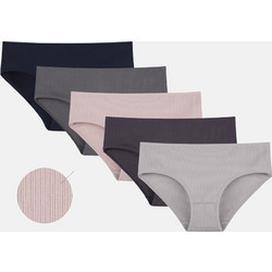 Donella Βαμβακερά Γυναικεία Slip Πολύχρωμα 5Pack 3132PD2