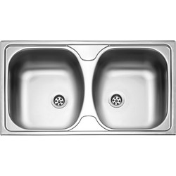 Fortinox Slender 24200 Ένθετος Νεροχύτης Inox Ματ 78.5x44.5cm