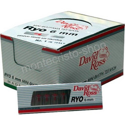 Κουτί με 24 πιπάκια τσιγάρου David Ross RYO Slim 6mm (made in Italy)