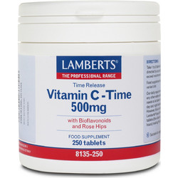 Lamberts Vitamin C 500mg Time Release 250 Ταμπλέτες