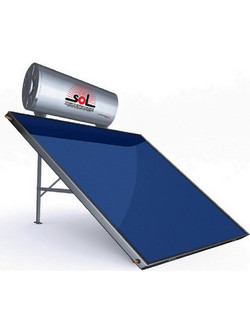 SOL-Violaris EnergyPro Ηλιακός Θερμοσίφωνας 160lt 2m² Glass/Ral Διπλής Ενέργειας