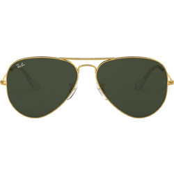 Ray-Ban RB3025 001/62 Γυαλιά Ηλίου Aviator Μεταλλικά Χρυσά με Πράσινο Polarized Φακό