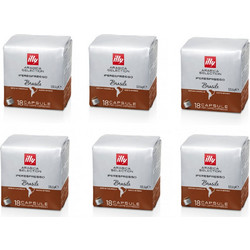 Illy Κάψουλες Espresso Brazil Συμβατές με Μηχανή Illy iperEspresso 108τμχ