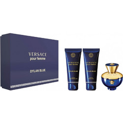 Versace Dylan Blue Eau de Parfum 50ml + Body Lotion 50ml + Shower Gel 50ml