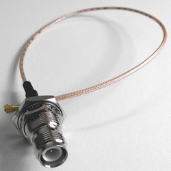 U.FL/MHF to RP-TNC Bulkhead 25cm