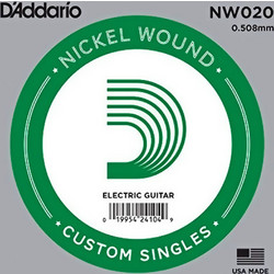 D'Addario NW020 Χορδή Ηλεκτρικής Κιθάρας Nickel Plated Steel 20"