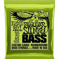 Ernie Ball 2832 Σετ 4 Χορδές Ηλεκτρικού Μπάσου Nickel Plated Steel 50-105" Normal Tension