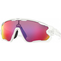Oakley Jawbreaker OO 9290 55 Αθλητικά Γυαλιά Ηλίου Μάσκα Κοκάλινα Λευκά με Πολύχρωμο Καθρέπτη Φακό