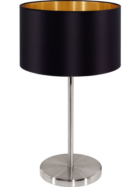 Eglo Maserlo Πορτατίφ Ε27 Μαύρο Ασημί Φ23xΥ42cm