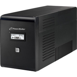 PowerWalker VI 2000 LCD UPS Line Interactive 2000VA 1200W Καθαρού Ημιτόνου με 4 Πρίζες C13 & Schuko