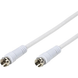 VIVANCO SAT CONNECTION CABLE F PLUG 3m white