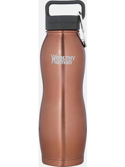 Healthy Human Curve Water Bottle Sunset Gold 620ml