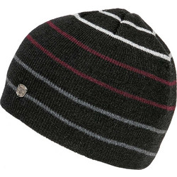 Πλεκτός Ριγέ Σκούφος Knitted Hat HEAVY TOOLS PERSEI Μαύρο