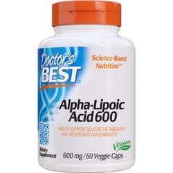 Doctor's Best Alpha Lipoic Acid 600mg 60 Κάψουλες