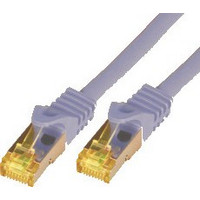 Mcab S/FTP STP Cat.7 Καλώδιο Δικτύου Ethernet 1m Grey
