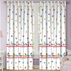 Vasilas Home Παιδική Κουρτίνα με Θηλιές 140x290 Voile Club House White