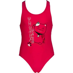 Arena Meko Freak Αθλητικό Παιδικό Μαγιό Ολόσωμο για Κορίτσι Ροζ 003242-957