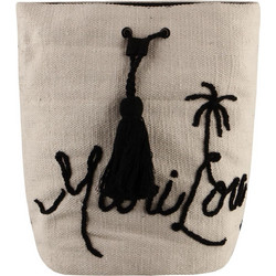 Marilou Tote Υφασμάτινη Τσάντα Θαλάσσης Ώμου Εκρού BG039606