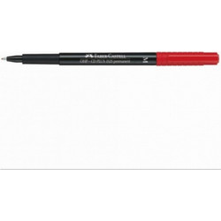 Μαρκαδόρος OHP Faber Castell Μ Κόκκινο 1525
