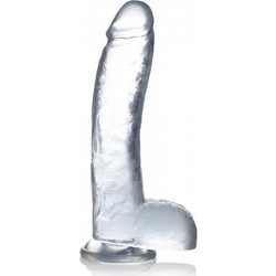 Jock C-Thru Dong With Balls 29cm Clear