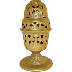 Καντήλι χρώμα χρυσό Διαστάσεις :8,5cm x 17,5cm