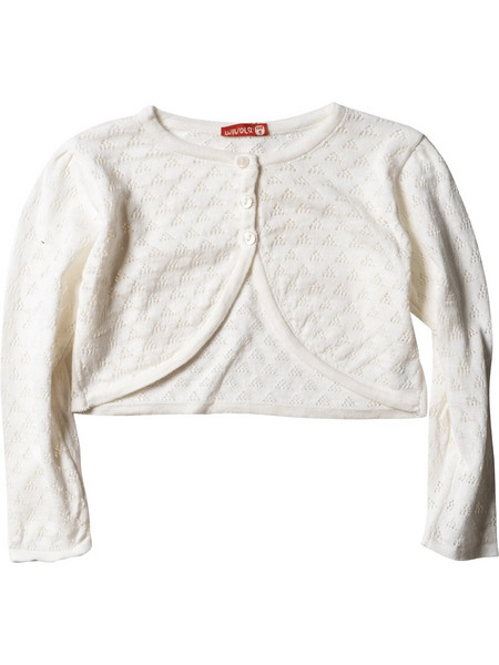 Παιδική ζακέτα για κορίτσια Knitted Κρεμ