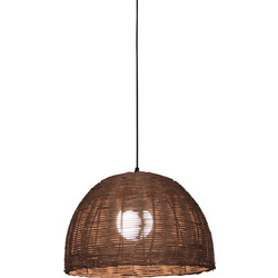 Home Lighting Saman Κρεμαστό Φωτιστικό Οροφής Μονόφωτο E27 Μαύρο 77-3613
