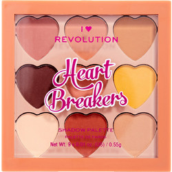 Makeup Revolution I Heart Heartbreakers Plush Παλέτα Σκιών 5gr
