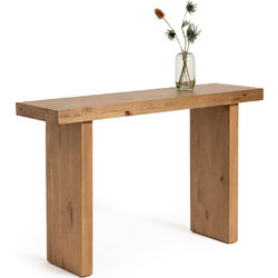 Κονσόλα από μασίφ ξύλο πεύκου Μ36xΠ120xΥ76cm
