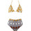Gsecret Bikini Set Τριγωνάκι με Ενίσχυση Ψηλόμεσο Κίτρινο SE6128-13745
