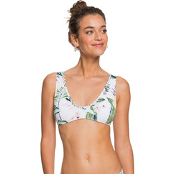 Roxy Bloom Bikini Top Μπουστάκι Floral Λευκό ERJX304369-WBB6