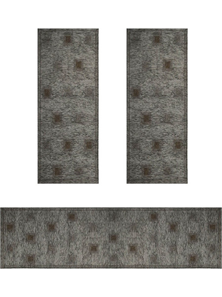 Σετ Κρεβατοκάμαρας 3Τμχ. Velvet 3004/02 Smoke ΣΕΤ (2 66x140 & 66x210) Chenille