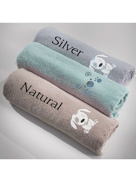Guy Laroche Puppy Κουβέρτα Κούνιας Fleece 100x140 Γκρι