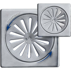 Σχάρα ασφαλείας inox τετράγωνη 12x12cm Viospiral