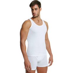 Ανδρική Φανέλα Χωρίς Μανίκι Classic Basic - Λευκό