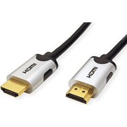 Value Καλώδιο HDMI 2.1 HDMI Male to HDMI Male 2m Black