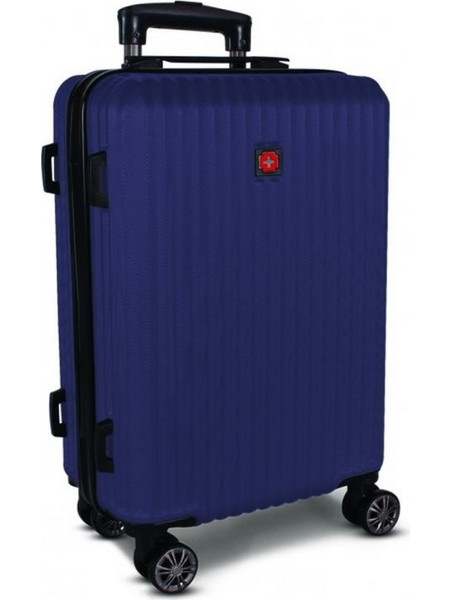 Swissbrand Riga Βαλίτσα με 4 Ρόδες Navy Μπλε