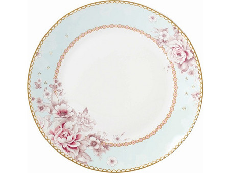 Karvounis Bros Πιάτα Γλυκού Πορσελάνης Floral Paris Roses 20.5cm 6τμχ Μ28020-8
