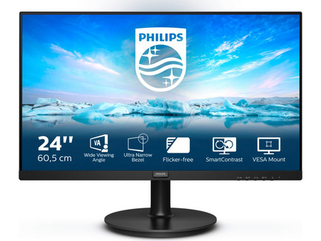 Philips 241V8L VA Monitor 23.8" 1920x1080 FHD 75Hz 4ms