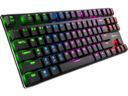 Sharkoon Purewriter TKL Μηχανικό Gaming Πληκτρολόγιο TenKeyLess με Kailh Blue Διακόπτες RGB Black