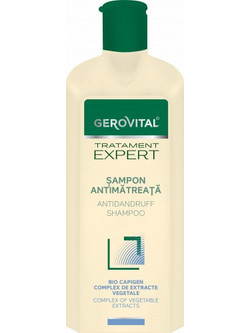 Gerovital Anti-Dandruff Σαμπουάν κατά της Ξηροδερμίας & της Πιτυρίδας για Λιπαρά Μαλλιά 400ml