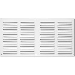 Σχάρα Εξαερισμού Αλουμινίου 200x400mm Λευκή Inofix 1256-2