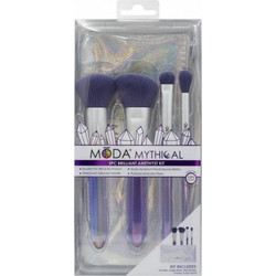 Royal & Langnickel Moda Mythical Brilliant Amethyst Σετ Πινέλα Μακιγιάζ 4τμχ