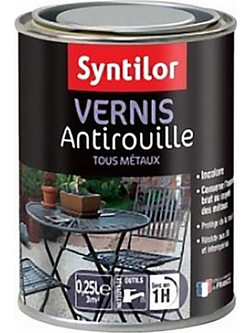 Syntilor Vernis Βερνίκι Επιφάνειας Μετάλλου Διαλύτου Ματ Antirouille 0.25lt