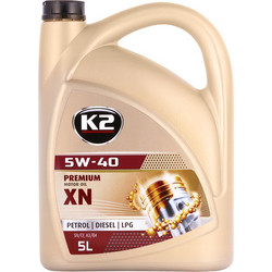 K2 Texar XN Συνθετικό Λάδι Αυτοκινήτου 5W-40 5lt