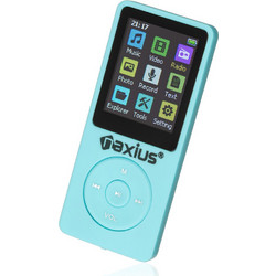 Naxius MP-10 MP4 Player 64GB με Οθόνη 1.8" με Bluetooth & Ραδιόφωνο Μπλε